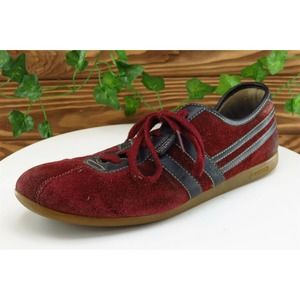 Coach‎ Shoes Size 8 M Burgundy Sneakers Leather Men